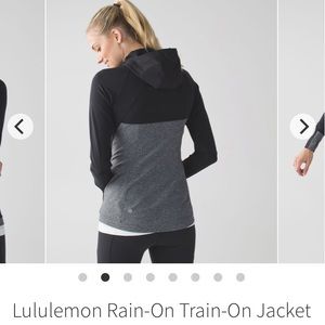 Lululemon Rain On Train On Jacket